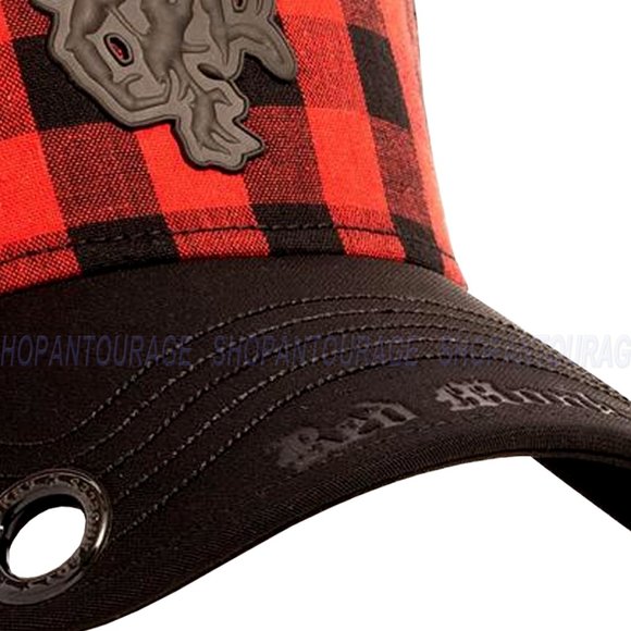 Red Monkey Buffalo Logo Black/Red RM1479 Limited Edition Unisex Trucker Hat Cap - Picture 9 of 9